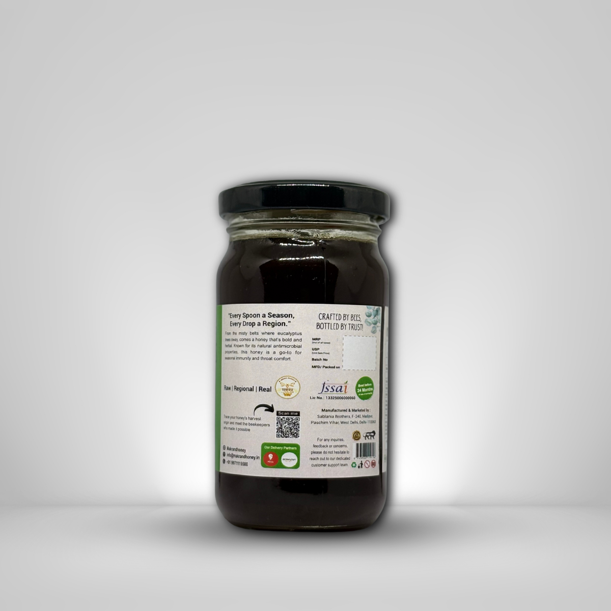 Raw Eucalyptus Honey