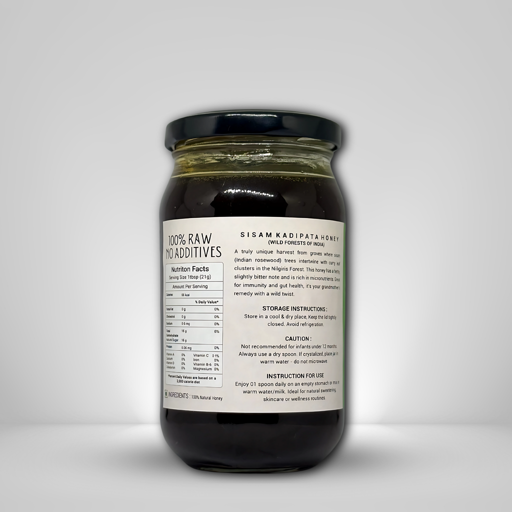 Raw Sisam Kadipatta Honey