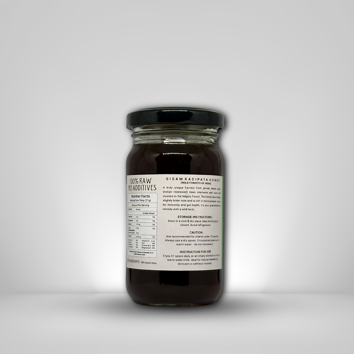 Raw Sisam Kadipatta Honey