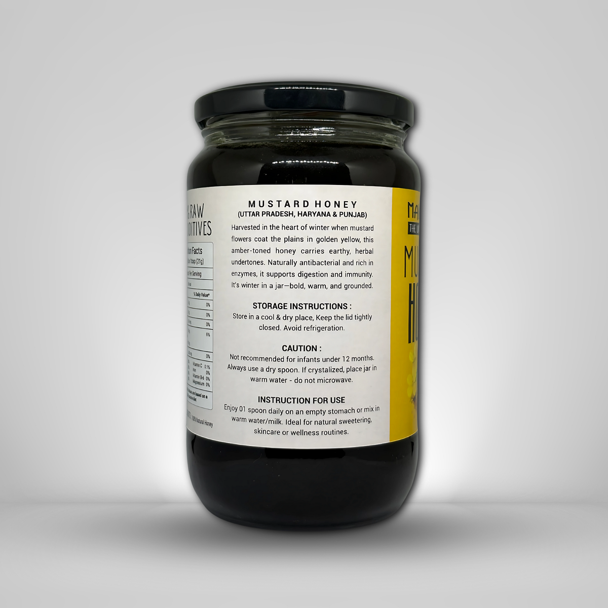Raw Mustard Honey