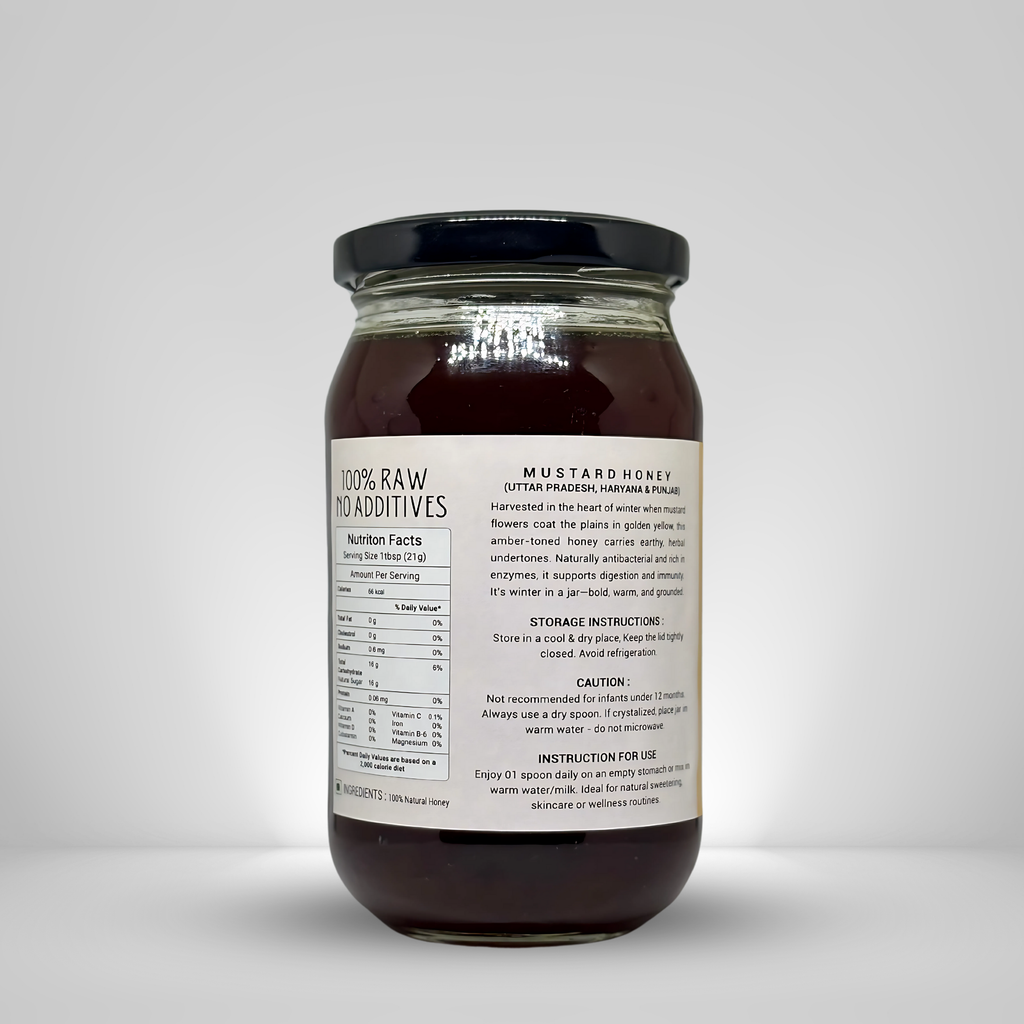 Raw Mustard Honey