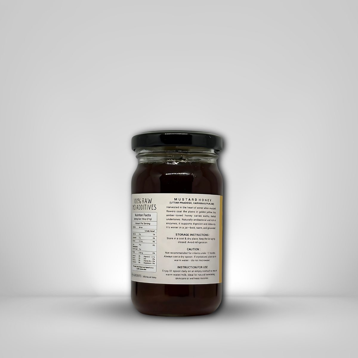 Raw Mustard Honey