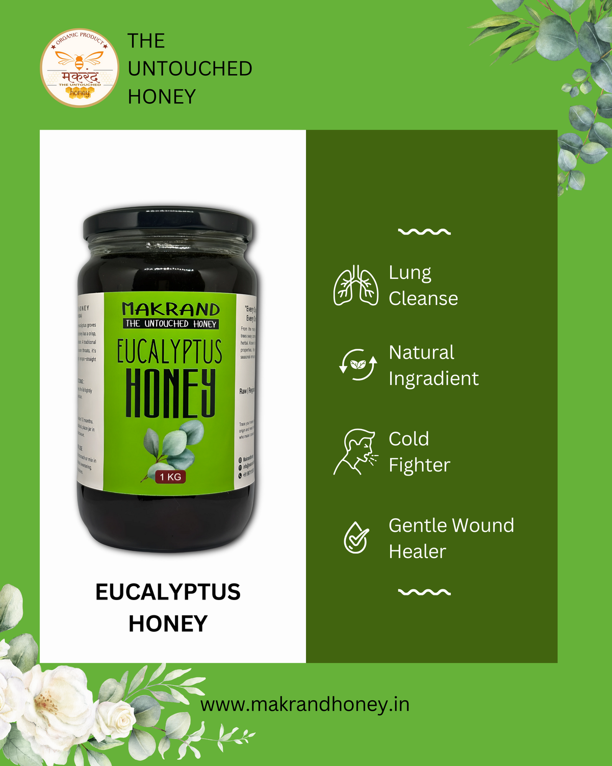 Raw Eucalyptus Honey